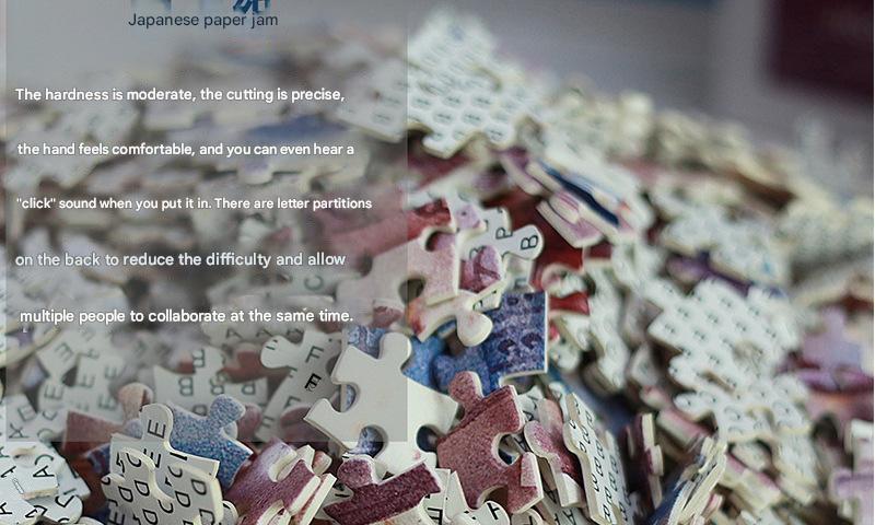 Flip-book Time DIY 1000-Piece Paper Puzzle - Creative Educational Toy for Family Fun 3