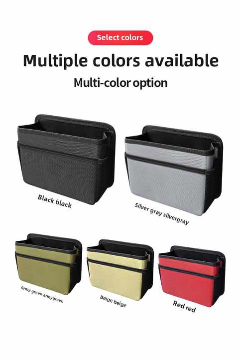 Black Upgraded Waterproof Car Storage Bag - Multi-Position Hanging Organizer 3