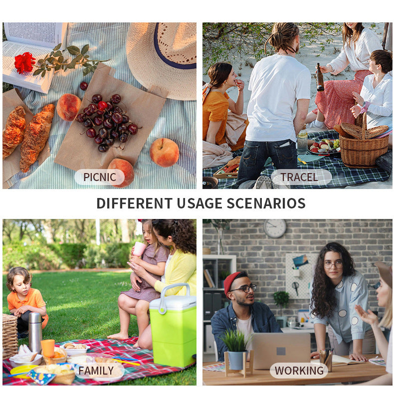 Nevy Blue Waterproof Insulated Lunch Bag - Leakproof Thermal Cooler for Food and Drinks 7