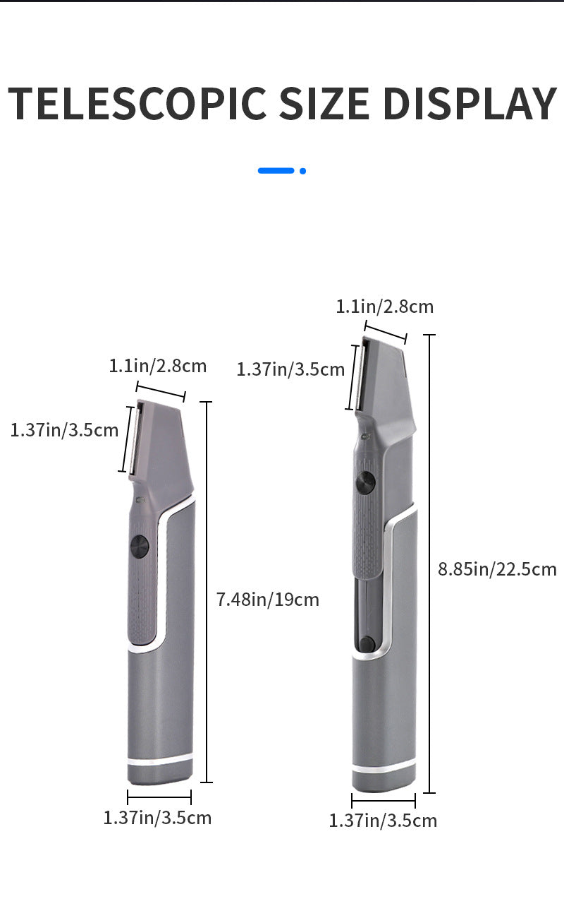 Rechargeable Electric Hair Epilator with Adjustable Length - Multipurpose Grooming Tool 5