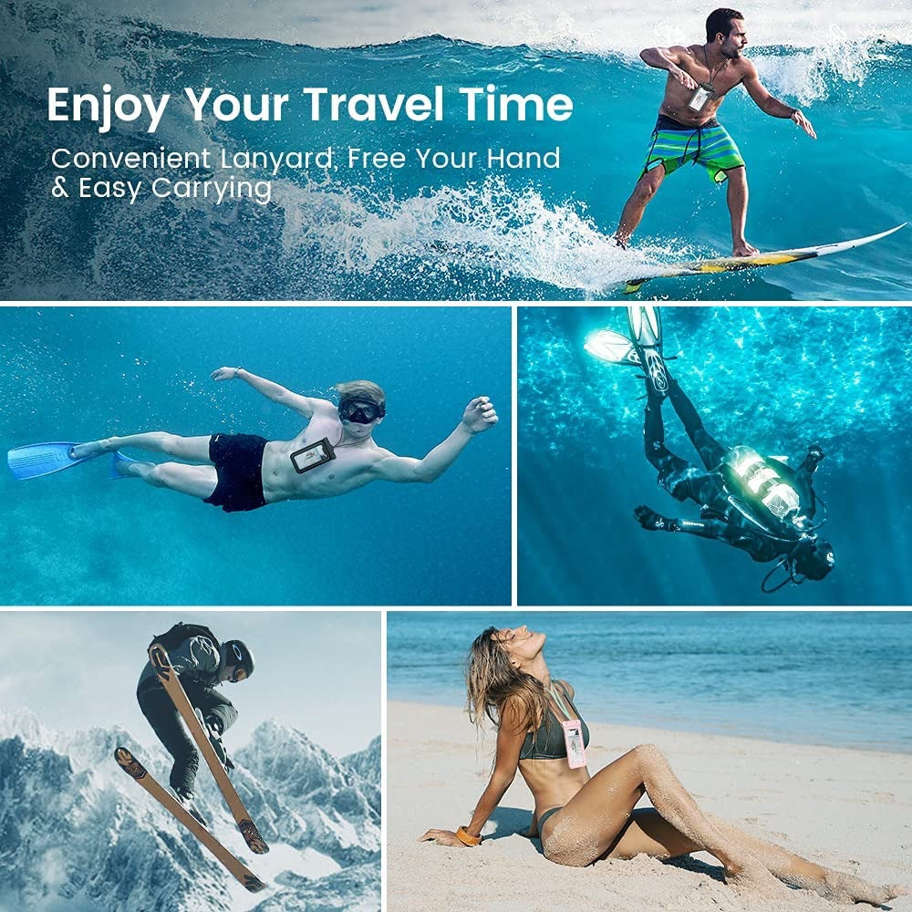 Black Floating Waterproof Phone Pouch - Secure and Durable 5