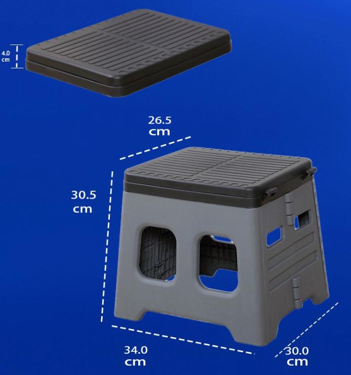 Green Portable Folding Outdoor Toilet with Lid - Heavy Duty 150kg Capacity 6