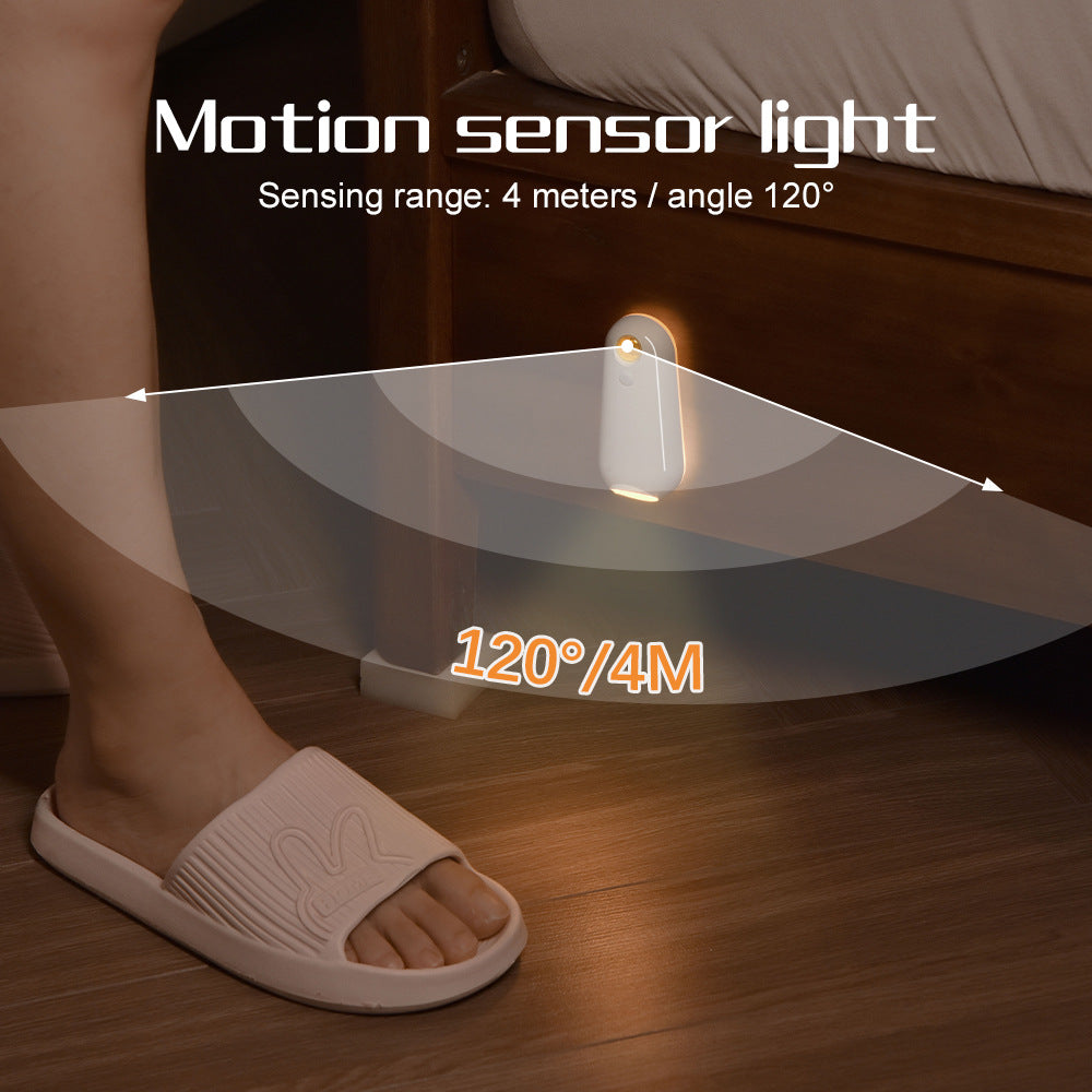 LED Motion Sensor Toilet Night Light - 8-Color Adjustable Glow with Modern Design 6