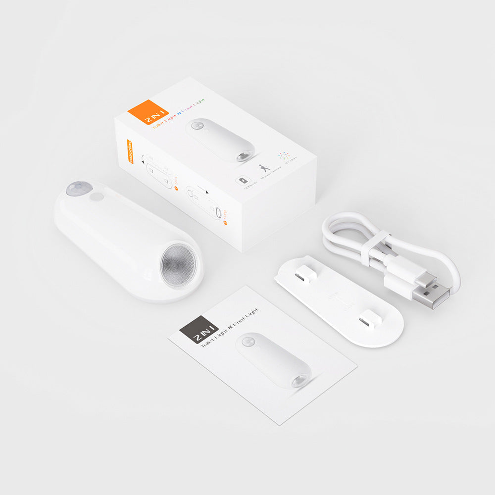 LED Motion Sensor Toilet Night Light - 8-Color Adjustable Glow with Modern Design 7