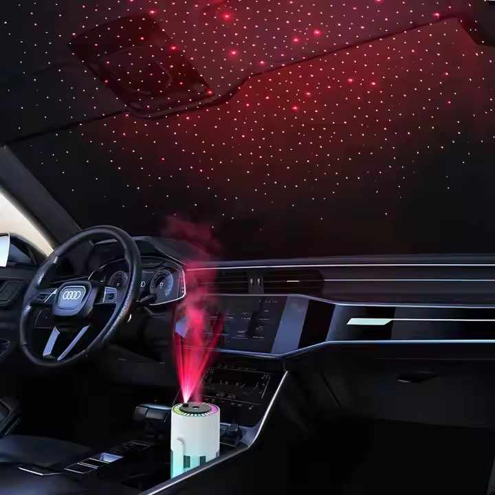 White Starry Night Projector Humidifier - Night Light with Romantic Mist Effect 4