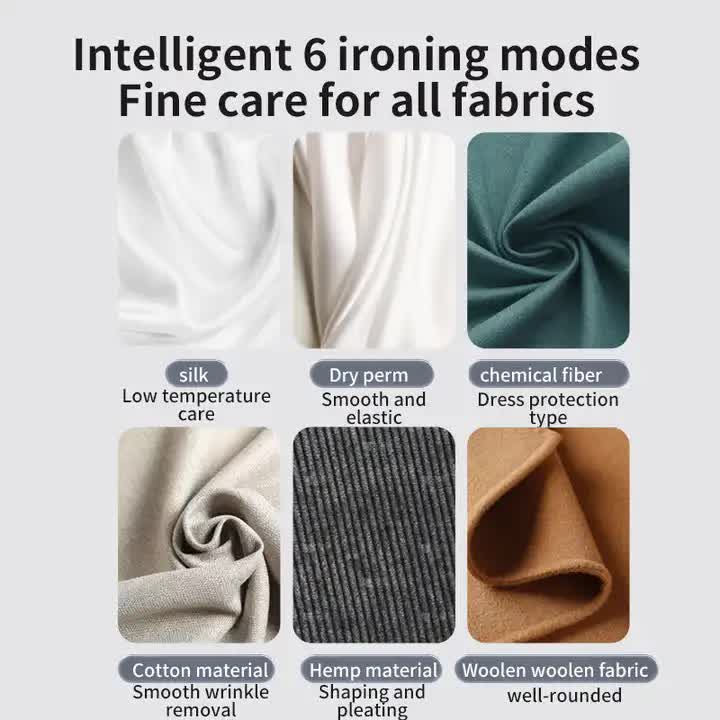 Grey Portable Handheld Garment Steamer | Mini Steam Iron for Home & Dorm Use | Compact Clothes Steaming Iron 5