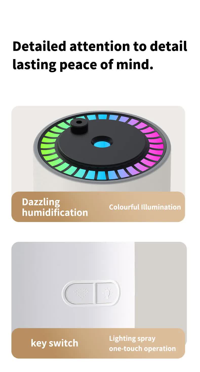 Pink Starry Sky Projection Humidifier – USB Ultrasonic Car and Home Air Humidifier, Mist Diffuser for Hydration 5
