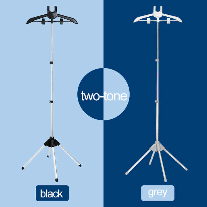 Black Adjustable Foldable Garment Steamer Stand – Independent Support for Home Use 5