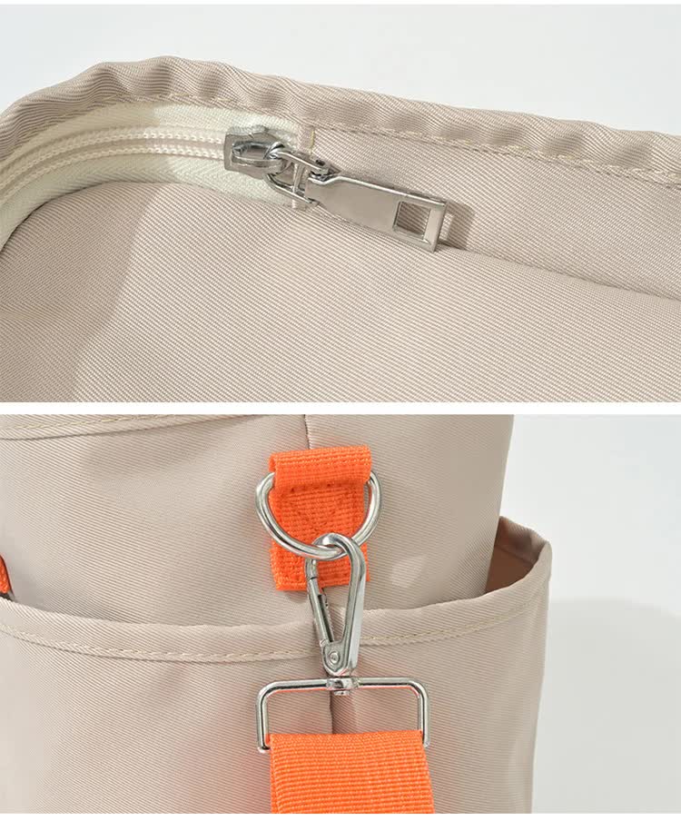 Black Multi-Function Diaper Bag with Insulated Lining, Large Capacity Mommy Bag, Shoulder & Crossbody Baby Bag 4