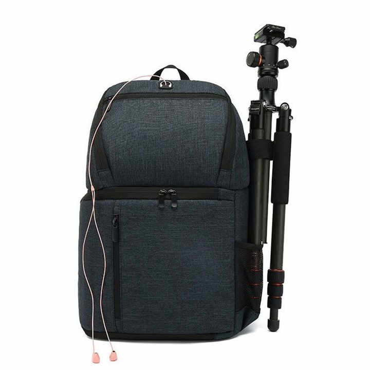Waterproof DSLR Camera Backpack - Multifunctional large-capacity camera bag that easily carries a tripod mount and headphone jack 4