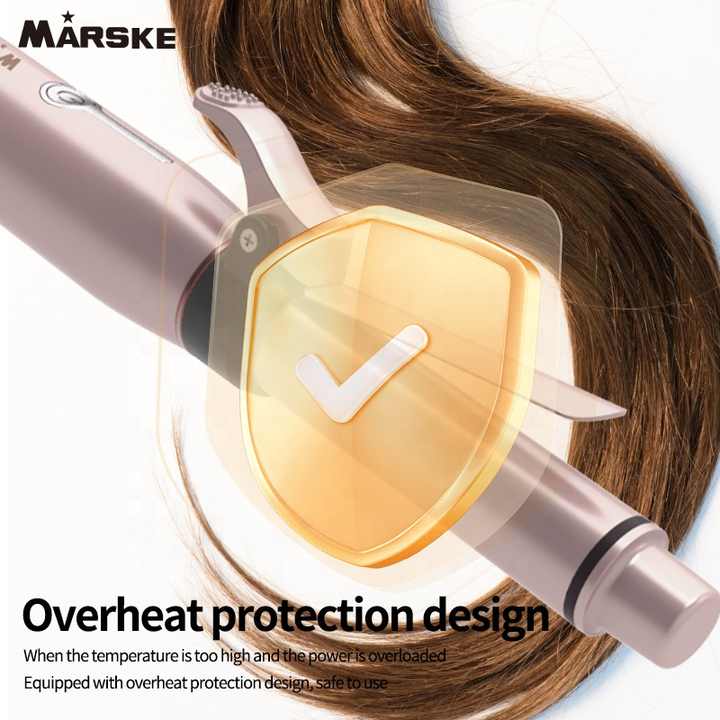 Portable Cordless Hair Curler and Straightener | Wireless Rechargeable Curling Iron | 2 Adjustable Temperature Settings | Compact & Travel-Friendly 4