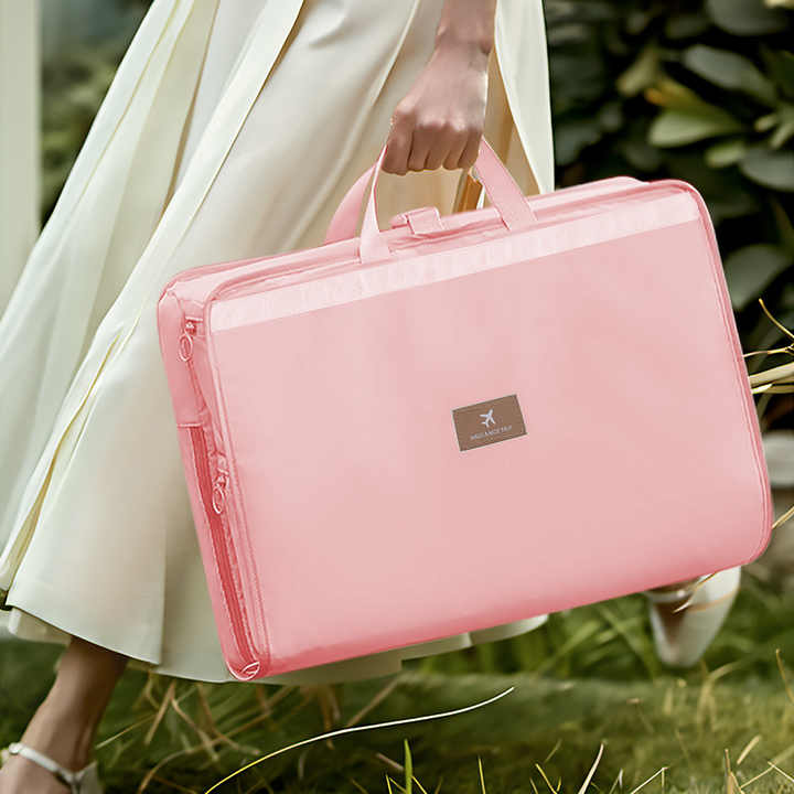 Dark Pink Travel Storage Organizer Bag 3