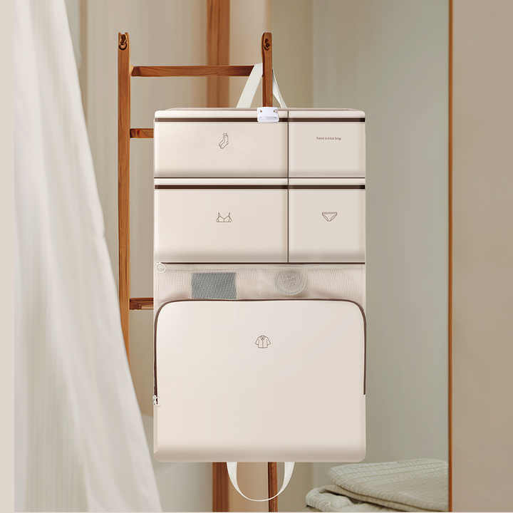 Light Pink Travel Storage Organizer Bag