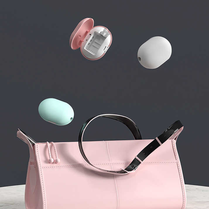 2 Pcs Pink Portable Mini Toothbrush Sanitizer - Compact Travel UV-C Sterilizer for Home and Travel Use 3