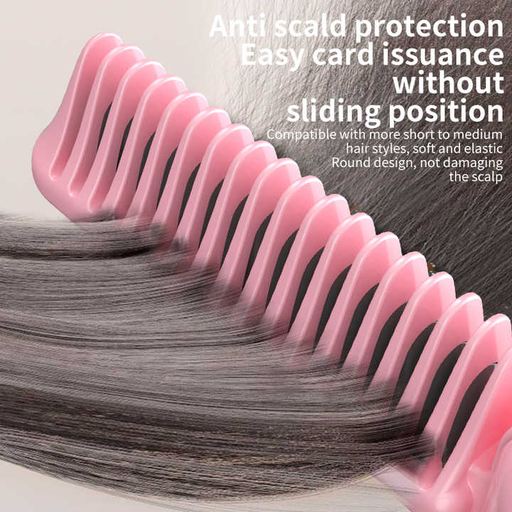 Pink Portable foldable cordless hair straightener with ionic technology, compact travel design, and quick and easy USB charging 3