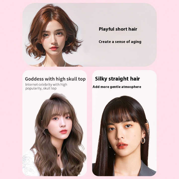 Pink Portable foldable cordless hair straightener with ionic technology, compact travel design, and quick and easy USB charging 4