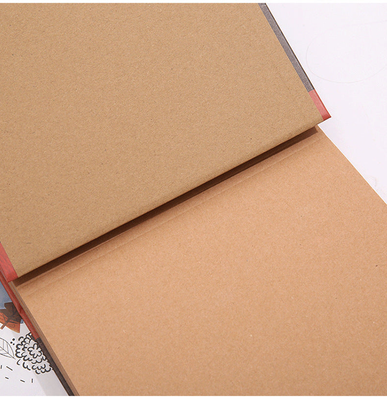 29*19CM 2 Pcs Vintage DIY Scrapbook Photo Album - Our Adventure Book for Travel and Memories 4