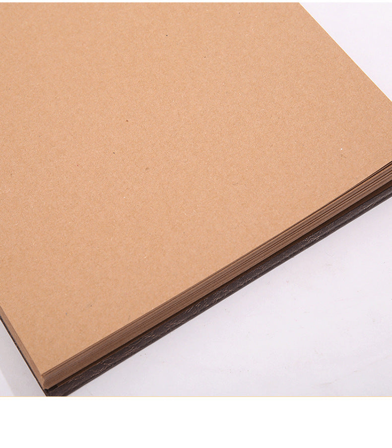 26*18CM 2 Pcs Vintage DIY Scrapbook Photo Album - Our Adventure Book for Travel and Memories 5