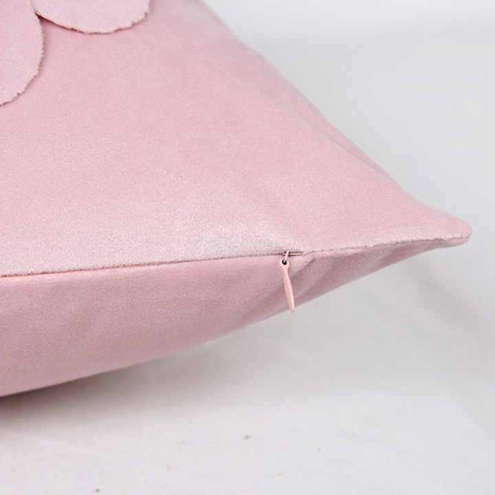 Style 2 Pink 3D Floral Cushion Covers - Modern Luxury Decorative Throw Pillow Covers for Living Room(Without Pillow Insert) 4