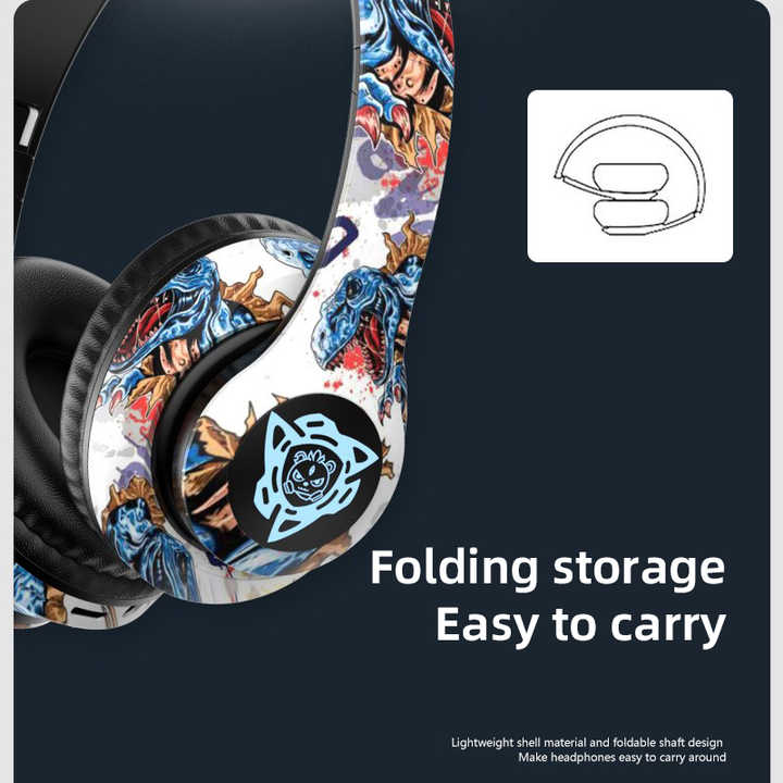 Wireless Bluetooth Headphones - Stylish Over-Ear Design with Long Battery Life, Hi-Fi Sound, and Universal Compatibility (colour C) 3