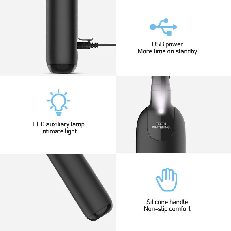 Rechargeable Electric Dental Scaler with LED Display and Cleaning Kit - 250mAh Battery, Home-Use Plaque Remover 4