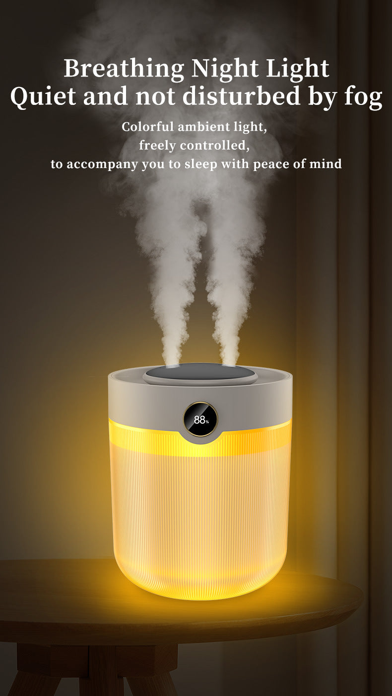 2000ML Large Capacity Humidifier with LED Display - Silent Cool Mist Air Humidifier for Home and Office 5
