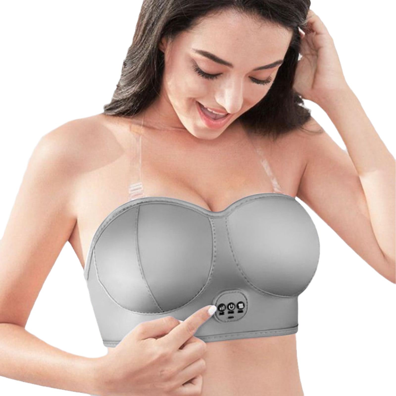 Electric Breast Massager Bra - Wireless, Comfortable Vibration Massage for Relaxation and Circulation 4