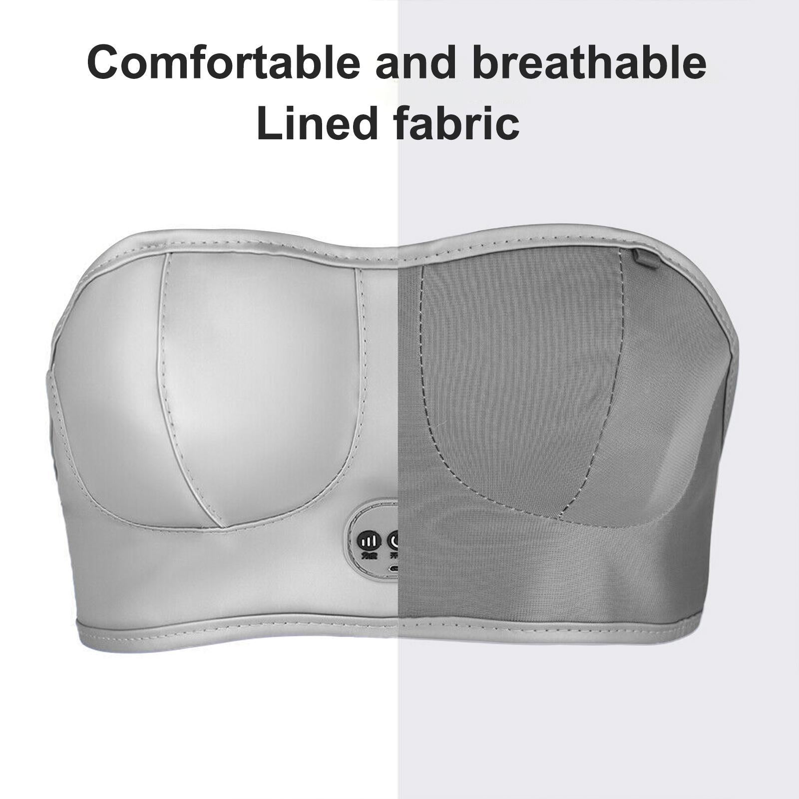 Electric Breast Massager Bra - Wireless, Comfortable Vibration Massage for Relaxation and Circulation 5