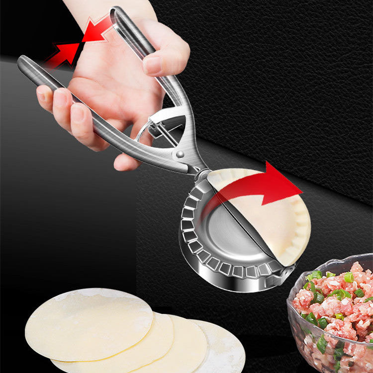 Stainless Steel Dumpling Maker with Handle - 304 Food-Grade Material 4