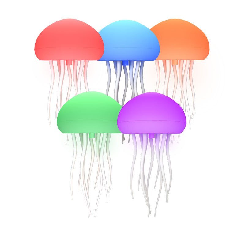 Hanging With Base Style Jellyfish Shaped Night Light - 1000mAh Rechargeable LED Lamp 5