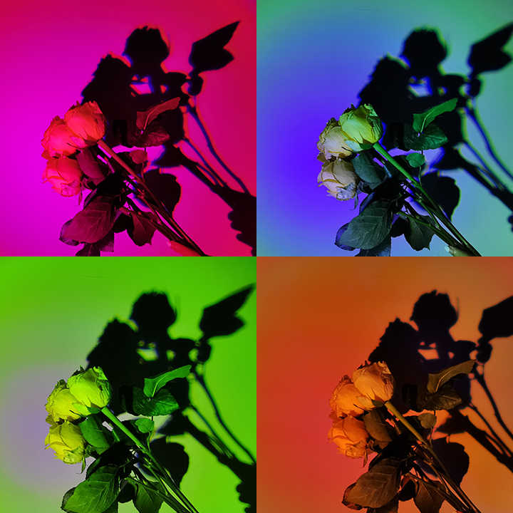 UFO RGB Sunset Projection Lamp with 16 Colors and Remote Control - Black 5