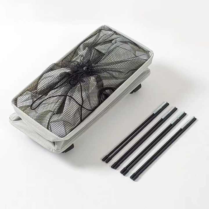 Rolling Laundry Basket with Wheels - 42L Capacity, Deep Gray, 39*18.5*58CM 3