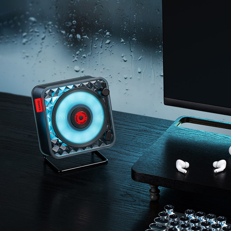 Black Ice Candy Bluetooth Sound Machine - KW02 Retro Music Player with 1500mAh Battery 4