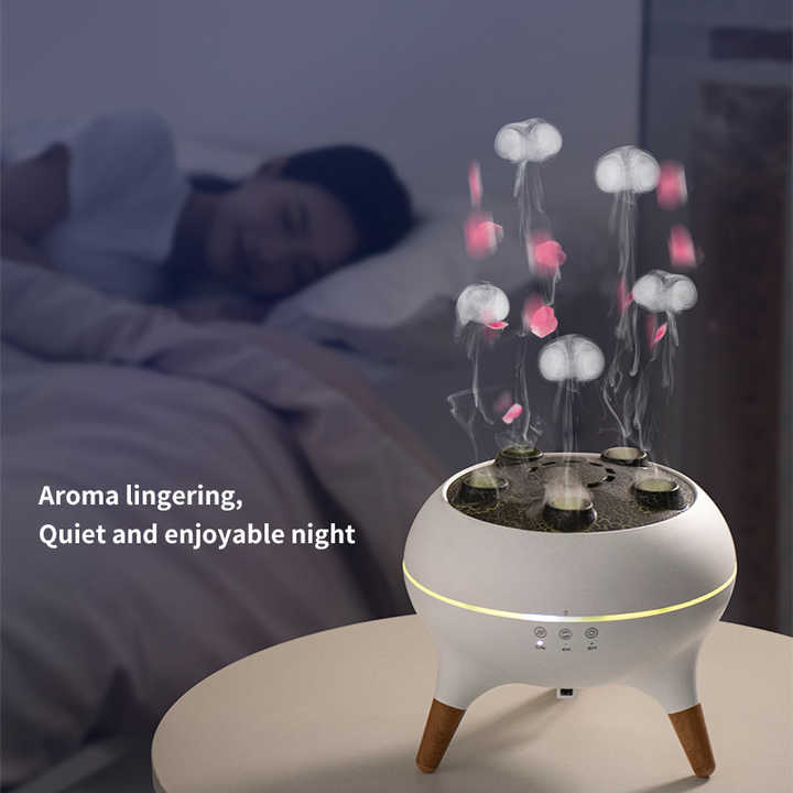 Dynamic Jellyfish Aroma Diffuser with Timer, Ambient Lighting, and Adjustable Mist Modes 3