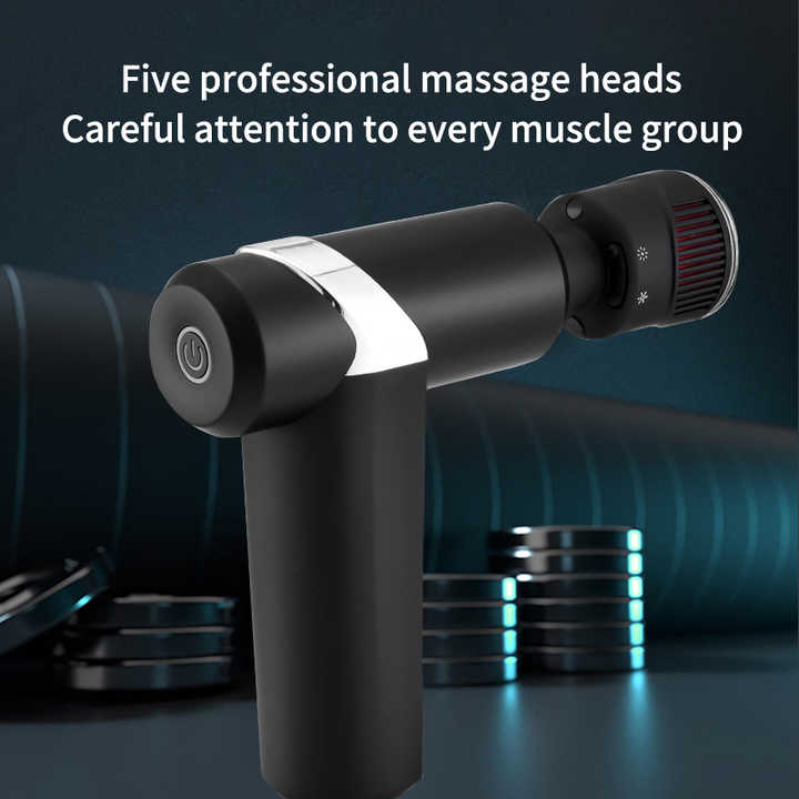 Cold & Heat Therapy Massage Gun with 5 Heads and 2000mAh Battery 4
