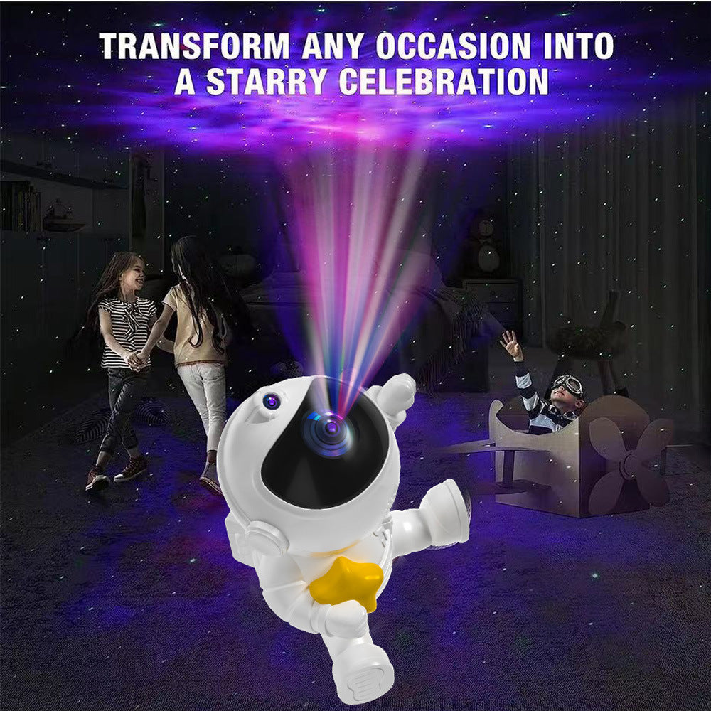 Astronaut Galaxy Projector Night Light with Remote Control(Pentagram) 3
