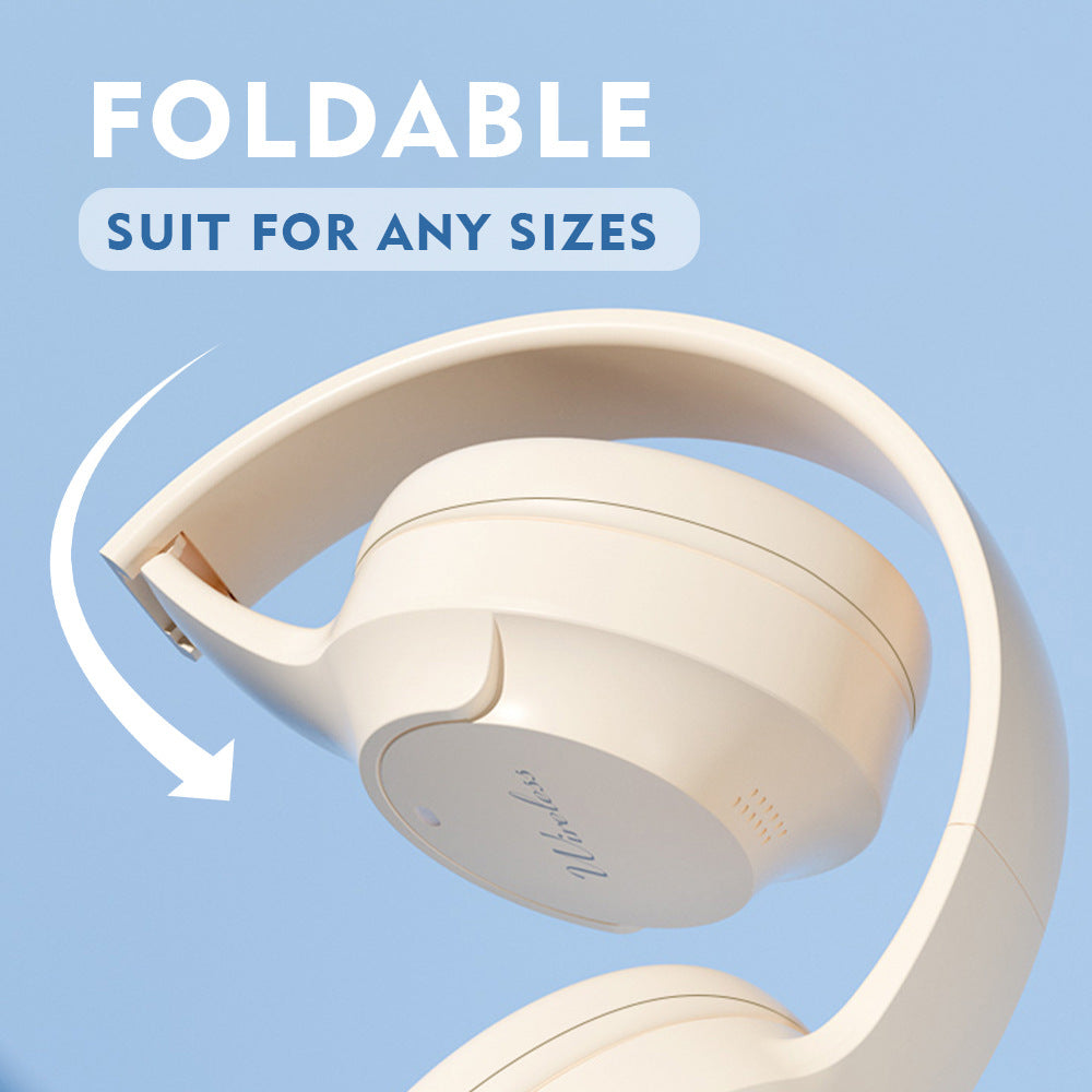 Black Wireless Bluetooth Headphones with Hi-Fi Bass, Foldable Design, and Card Slot 3