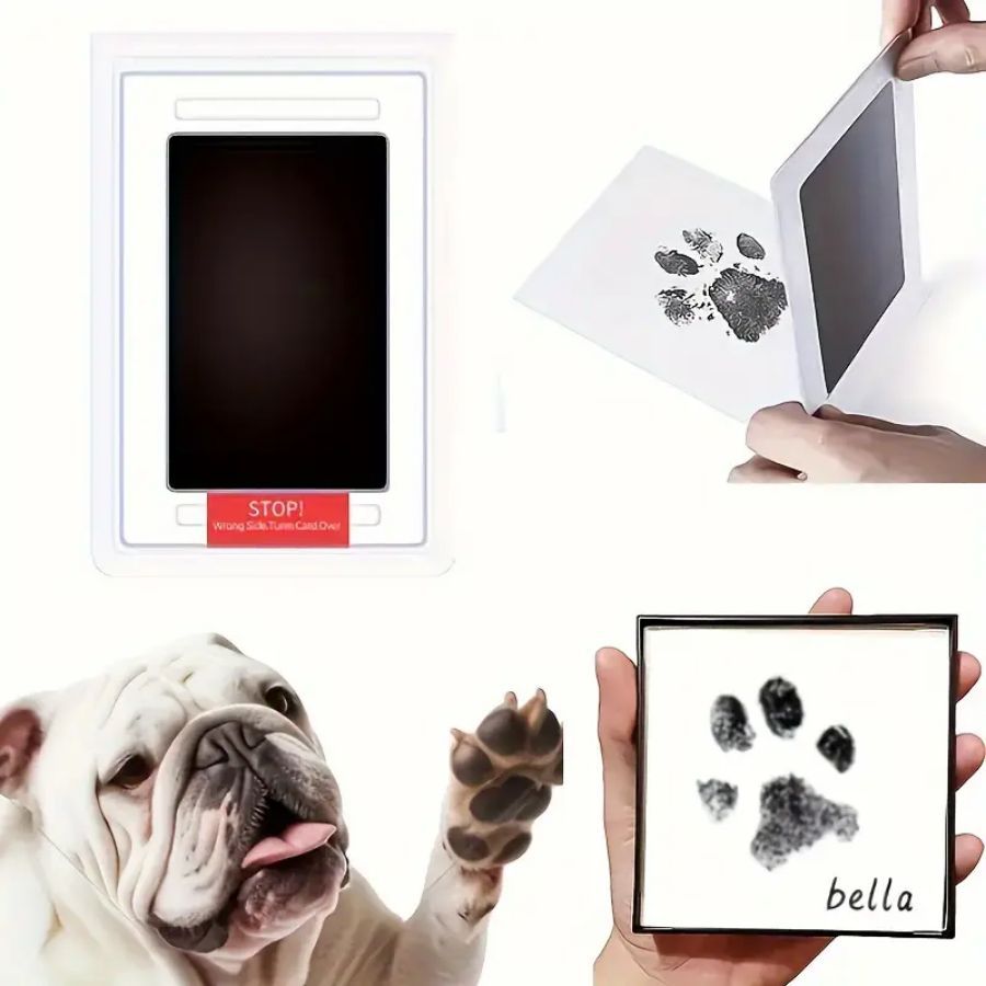 Pet and Baby Safe Inkless Paw & Handprint Memory Kit - 4PCS 5