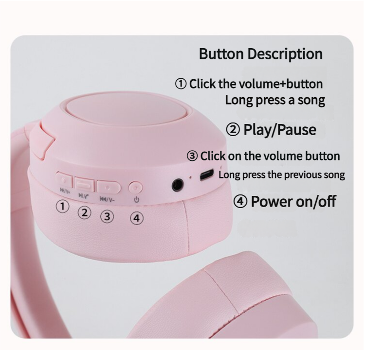 Apricot TL-29 PRO Wireless & Wired Over-Ear Bluetooth Headphones - Comfortable and Versatile 4