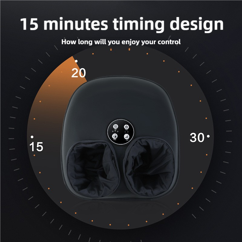 Compact Foot Massager with Heat and Timer - Deep Kneading Therapy 3