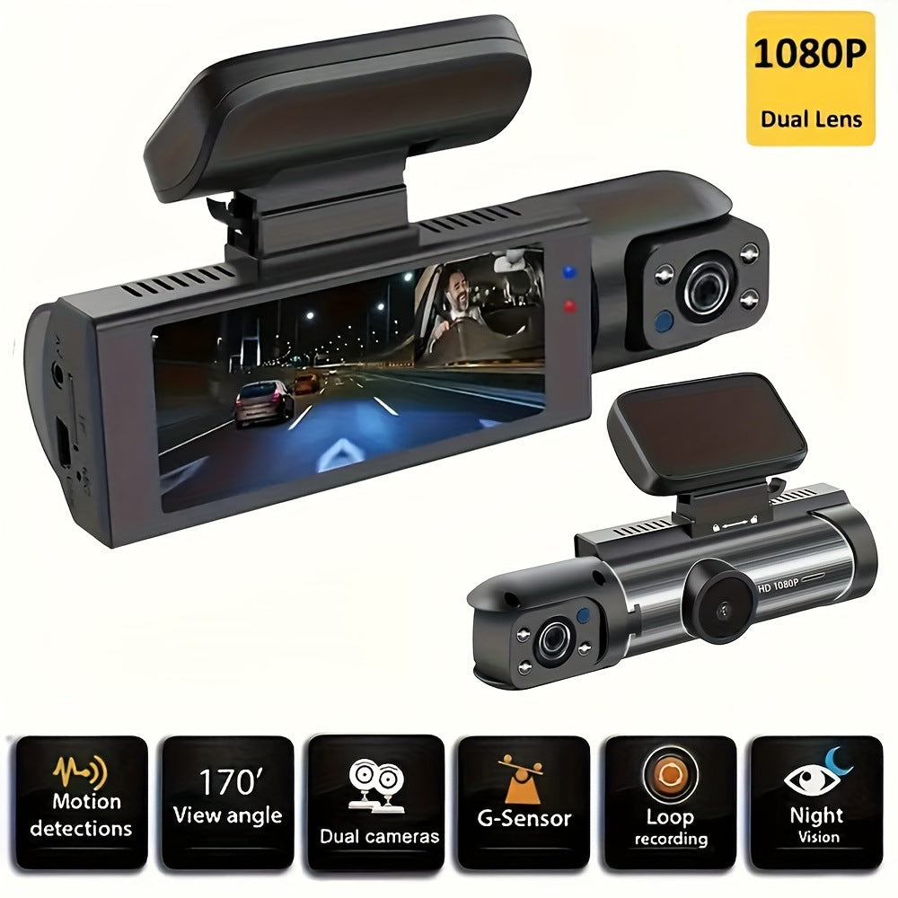 1080P Dual Dash Cam with Night Vision and G-Sensor - Motion Detection and Loop Recording 6