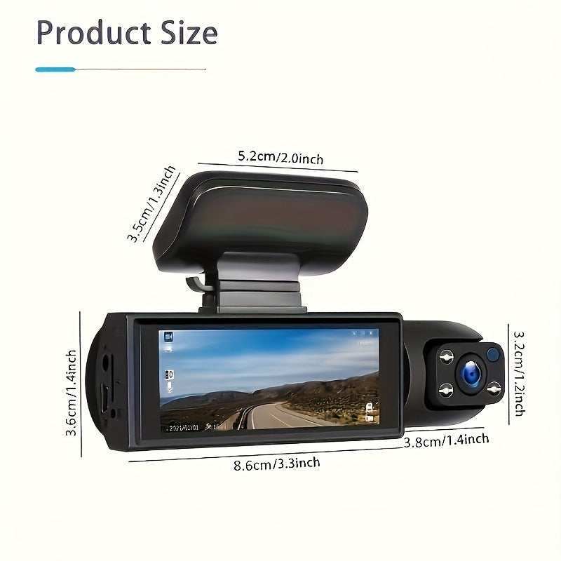 1080P Dual Dash Cam with Night Vision and G-Sensor - Motion Detection and Loop Recording 5
