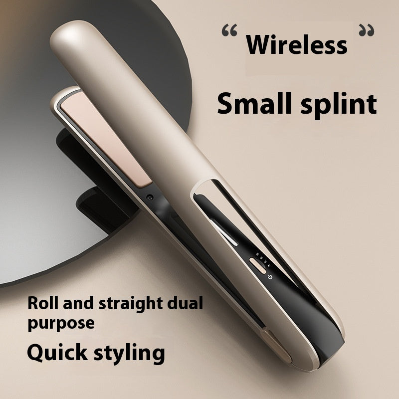 Starry  Gray Wireless USB Charging Hair Straighteners Volume Straight Two-in-one 4