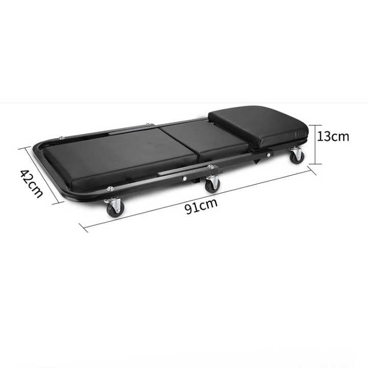 Heavy-Duty 36-Inch Mechanic Creeper - Multi-Functional Repair Board with Adjustable Height for Car Maintenance 3