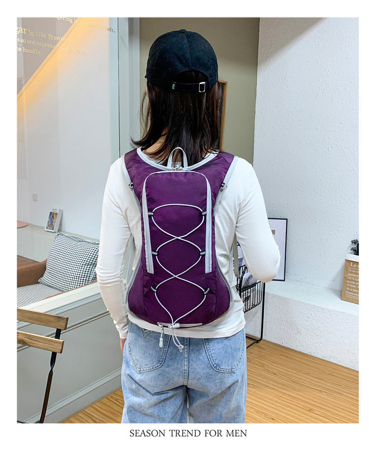 Green Outdoor Sports Backpack for Running, Hiking, and Cycling - Lightweight and Waterproof（The product does not include a kettle） 4