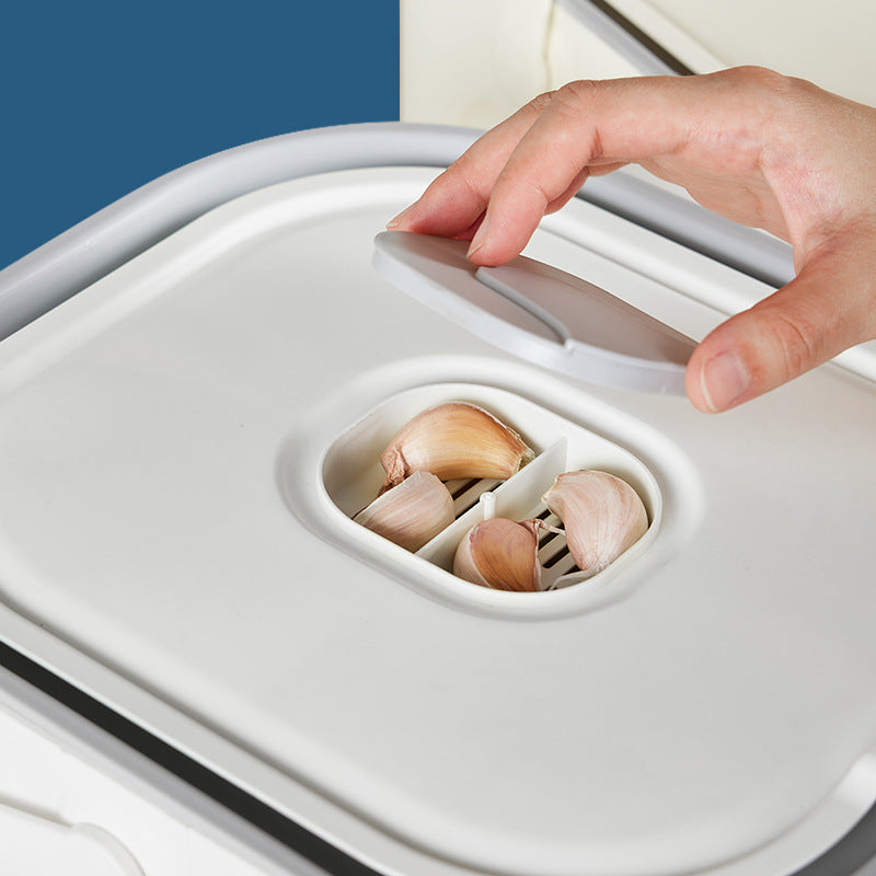 Large Capacity Rice Storage Container with Handle - Airtight, Press-to-Open Design for Convenient Rice Storage 26*29*24cm 5