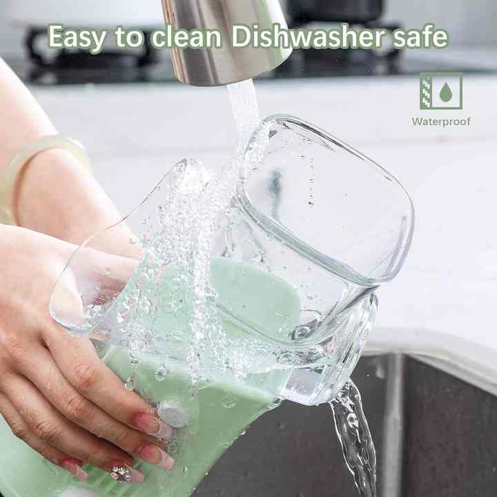 Green 10-in-1 Manual Vegetable Slicer with Interchangeable Blades - Multifunctional Rotary Grater and Shredder for Kitchen Use 5