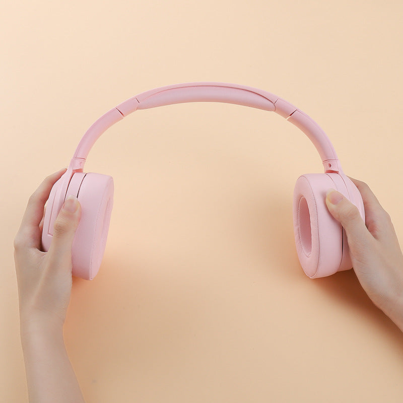 Pink Wireless Over-Ear Headphones - Bluetooth 5.0, Long Battery Life 5