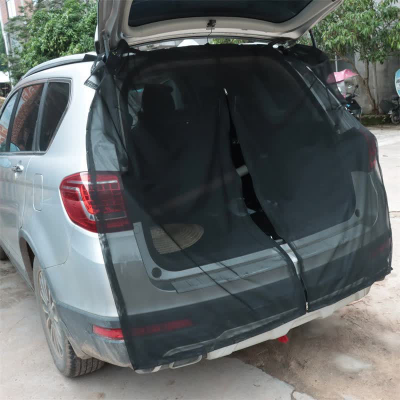 XL Magnetic Car Tailgate Mosquito Net - Camping and Outdoor Bug Screen 4
