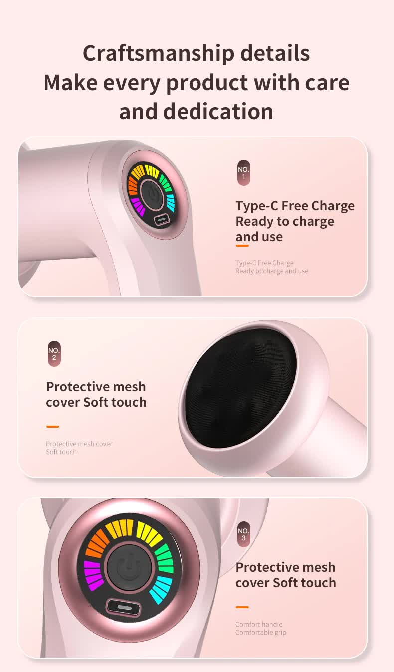 White Portable Electric Body Sculpting Massager - Slimming and Relaxation Tool 7